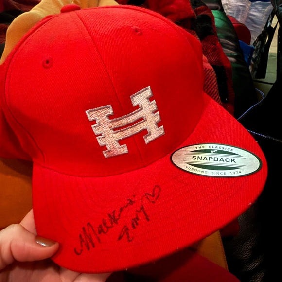 Yupoong Other - Hyper Signed Houston Cougars The Classic Red Cap with Black Label
